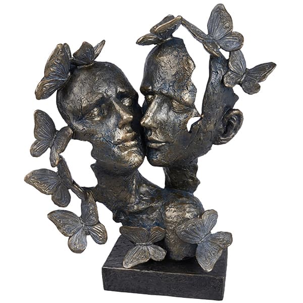 פסל אומנותי "פרפרים בראש" מבית פסלי היוקרה "GRACIA GALLERY" 1