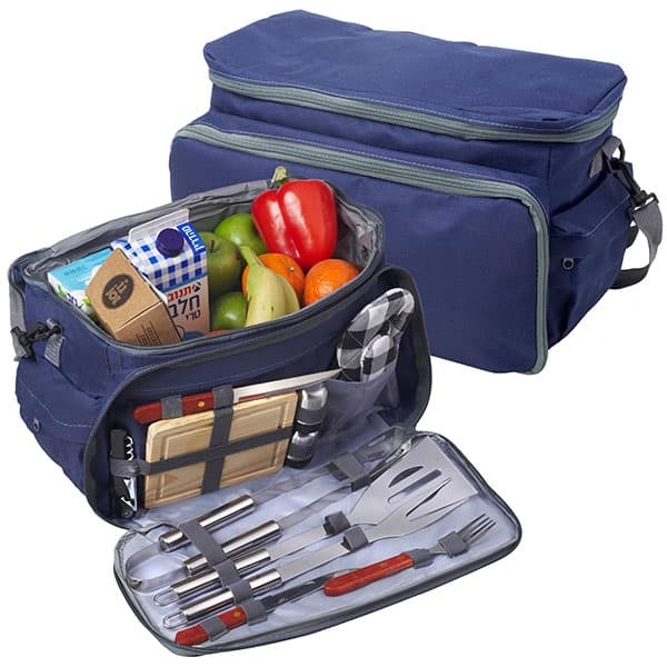 "COOLER GRILL" ערכת מנגל משולבת בצידנית 1