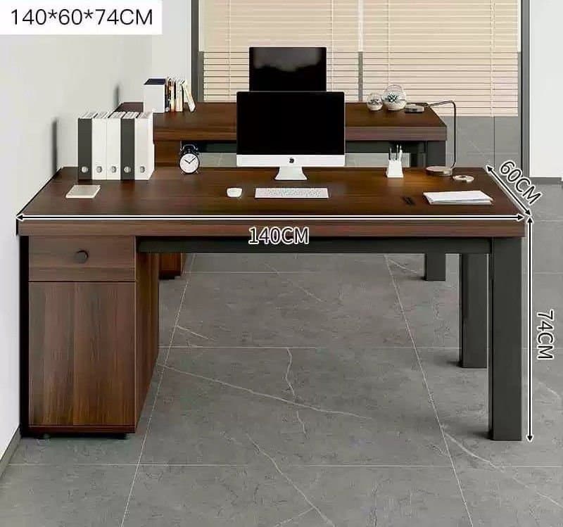 שולחן מחשב כתיבה יוקרתי רוחב ענק 1.4 מטר דגם RSM-6034 מבית ROSSO ITALY צבעים לבחירה ישירות מהיבואן 1