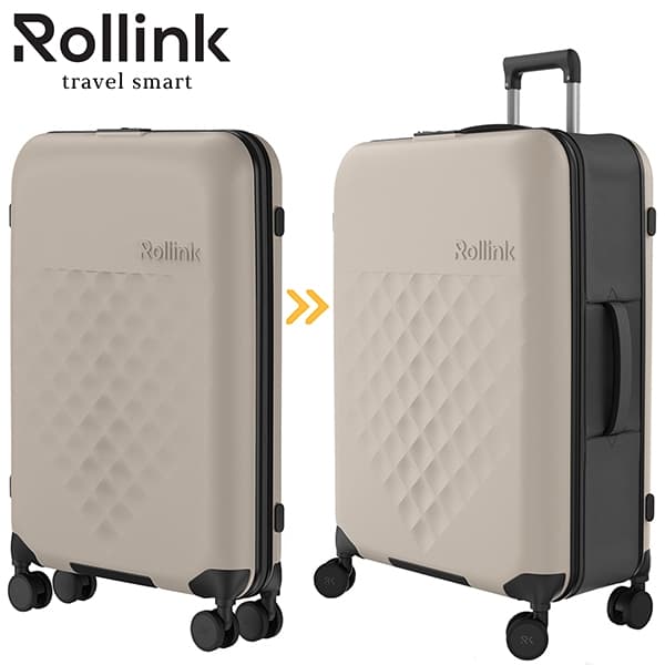 FLEX - 360 SPINNER המזוודה המתקפלת הדקה ביותר בעולם 29'' של מותג המזוודות החכמות Rollink 1