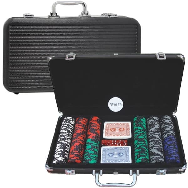 סט פוקר מקצועי 300 צ'יפים PRO POKER - משחקי חשיבה ופנאי