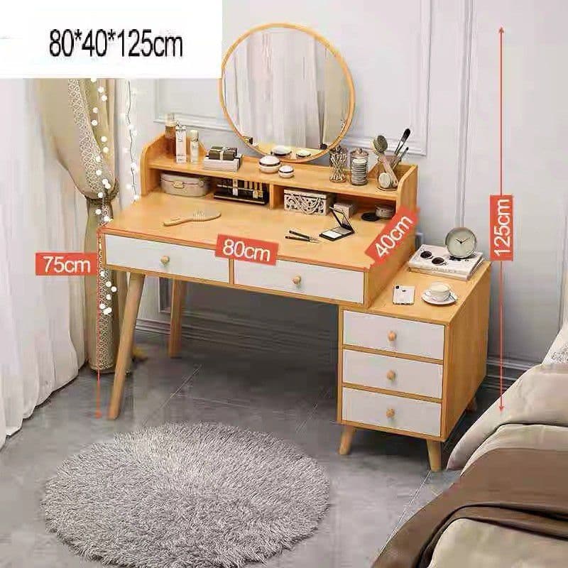 שידת איפור מודרנית עם מראה דגם RSM-6028 מבית ROSSO ITALY ישירות מהיבואן 1