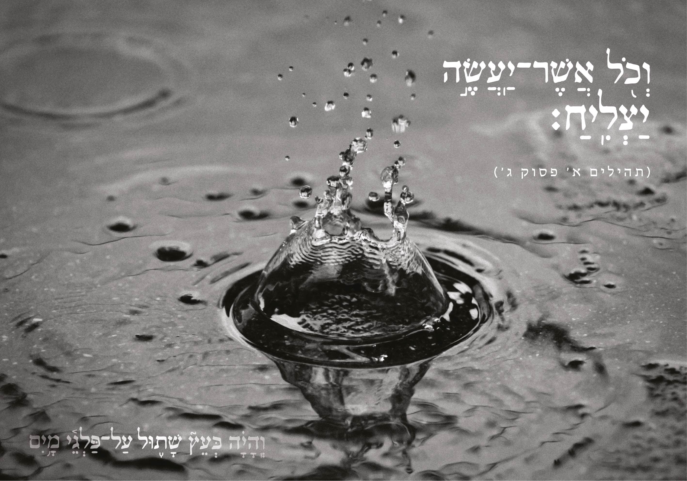 וכל אשר יעשה יצליח